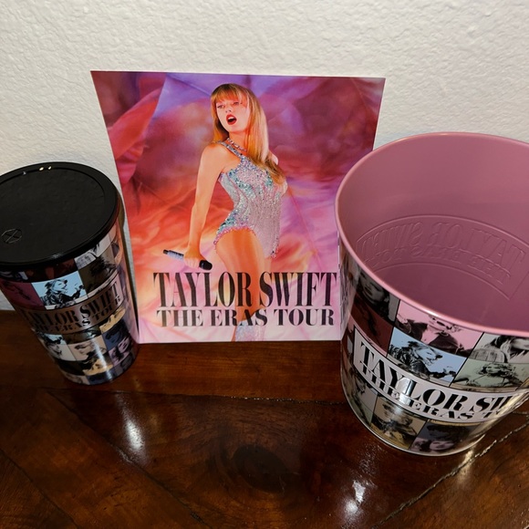 Taylor Swift The Update Tour Movie Large Popcorn Tin & Cup by - Limited Edition - Picture 3 of 12